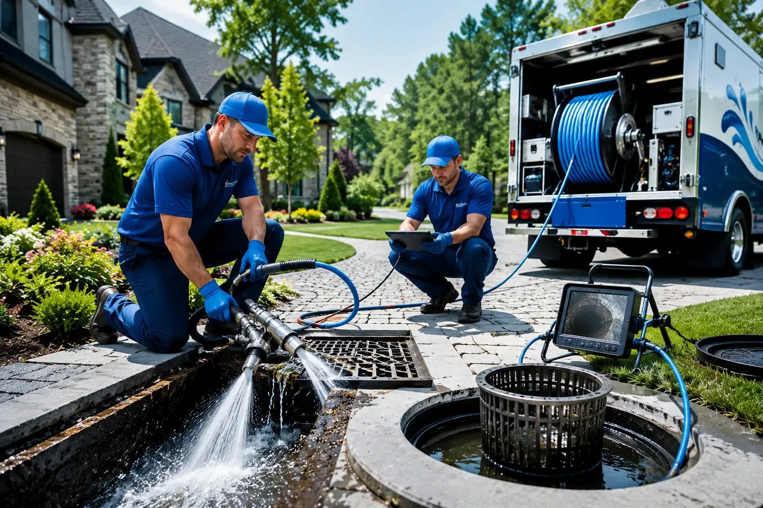 Local outdoor drain cleaning professionals in Whitehall, MI