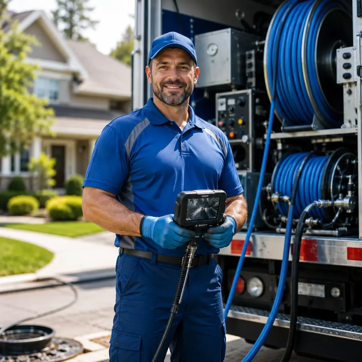 Local outdoor drain cleaning specialists in Whitehall, MI